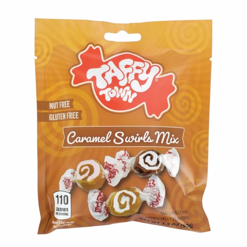 Salt water taffy Caramel Swirls Pouch Bag