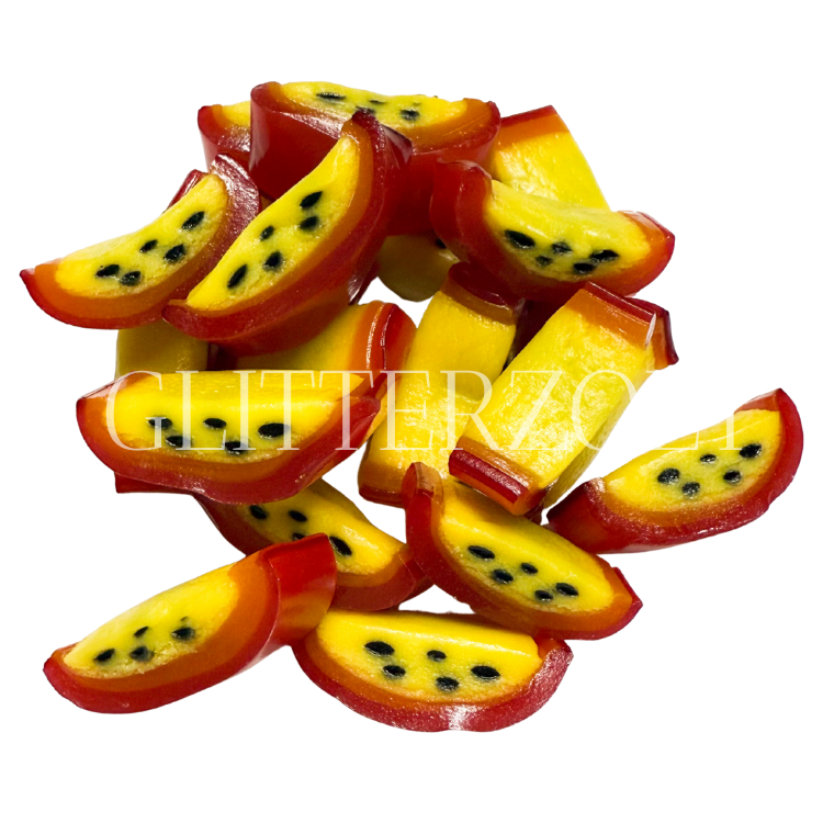 Slices passievrucht