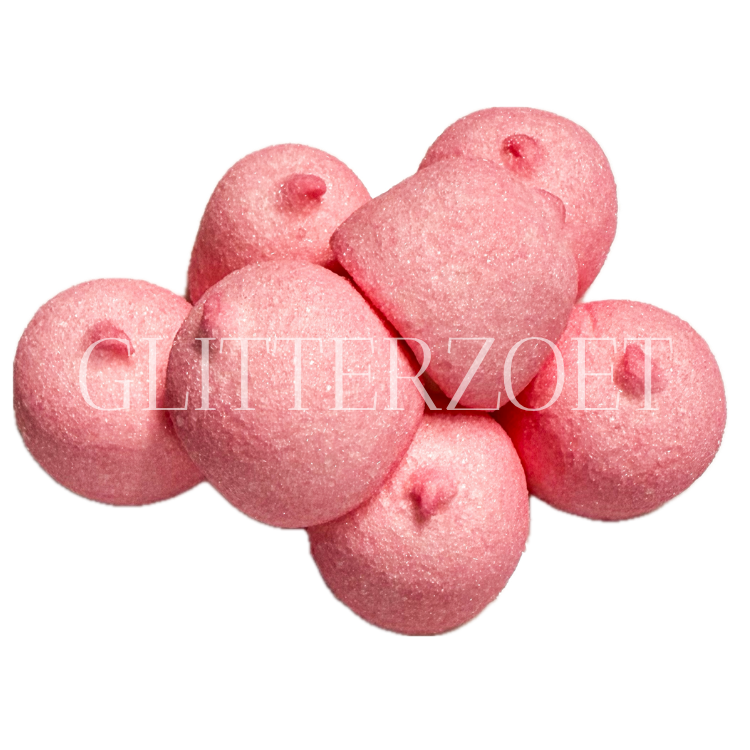Spekbol roze aardbei