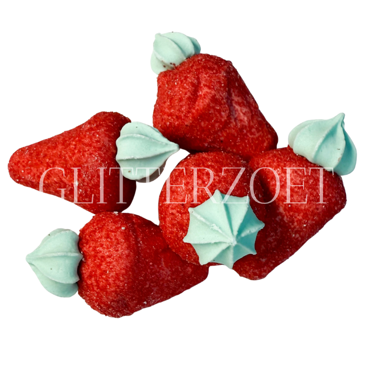 Aardbei spek merengue