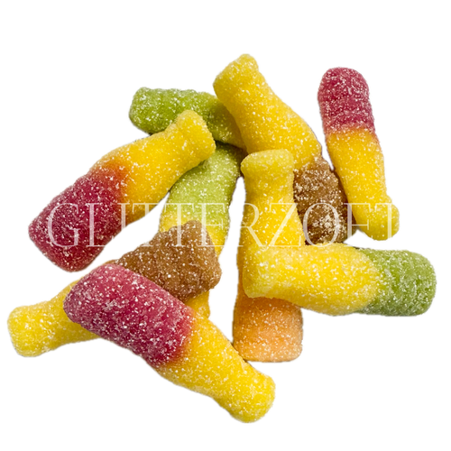 Gekleurde flessen