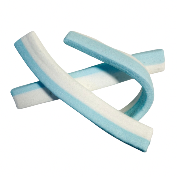 Spek witblauw L