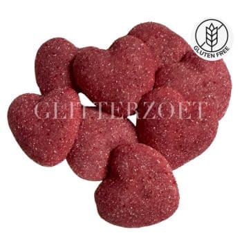 SHINY AARDBEI HARTJES >zoet<