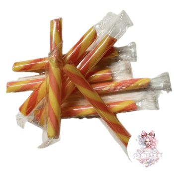 MINI ZUURSTOK BANAAN AARDBEI